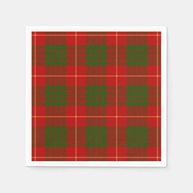 Guardanapo De Papel Clan Cameron Tartan (Frente)