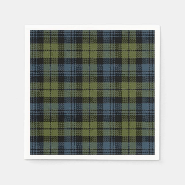 Guardanapo De Papel Clan Campbell Tartan (Frente)