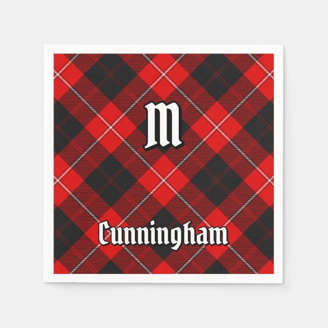 Guardanapo De Papel Clan Cunningham Tartan (Frente)