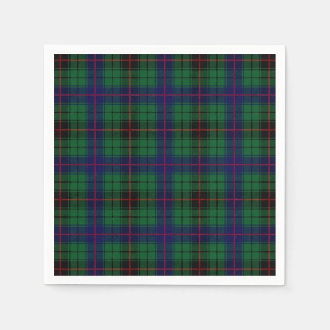 Guardanapo De Papel Clan Davidson Tartan (Frente)