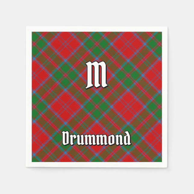 Guardanapo De Papel Clan Drummond Tartan (Frente)