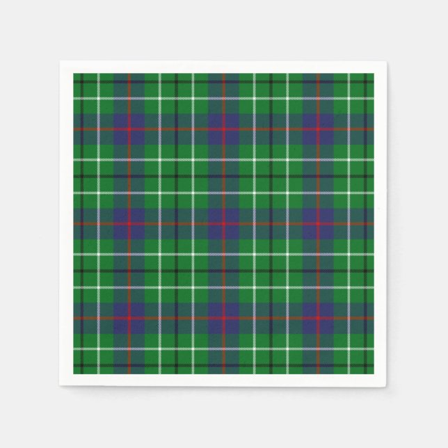 Guardanapo De Papel Clan Duncan Tartan (Frente)