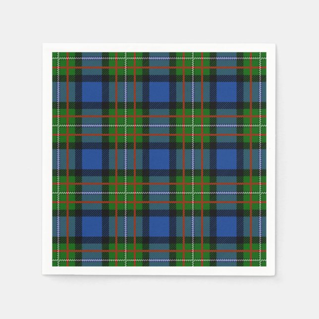 Guardanapo De Papel Clan Fergusson Tartan (Frente)