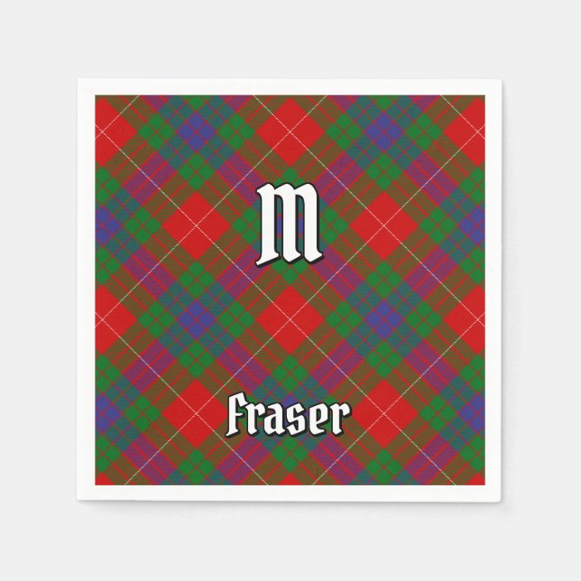 Guardanapo De Papel Clan Fraser Tartan Napkins (Frente)