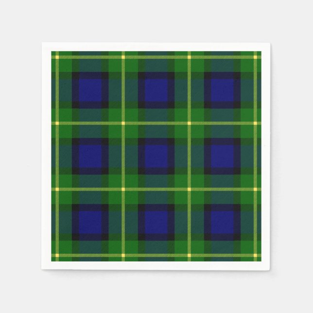 Guardanapo De Papel Clan Gordon Tartan (Frente)