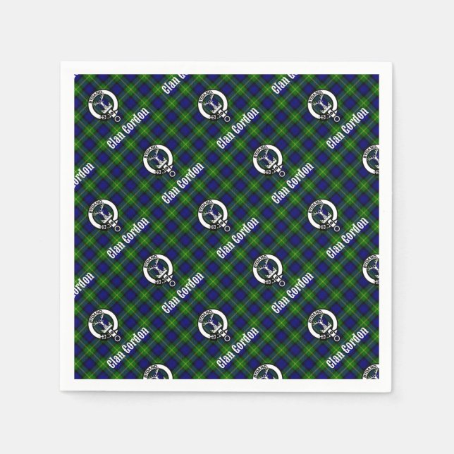 Guardanapo De Papel Clan Gordon Tartan Crest (Frente)