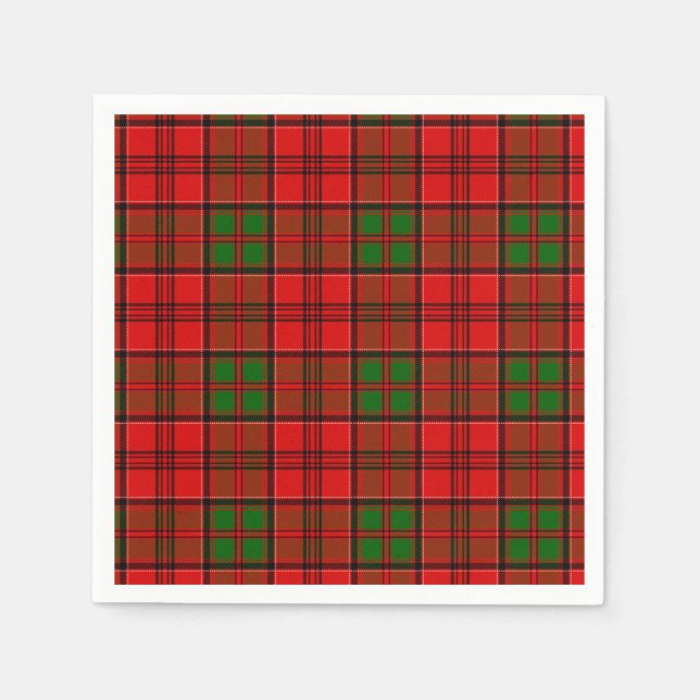 Guardanapo De Papel Clan Grant Tartan (Frente)