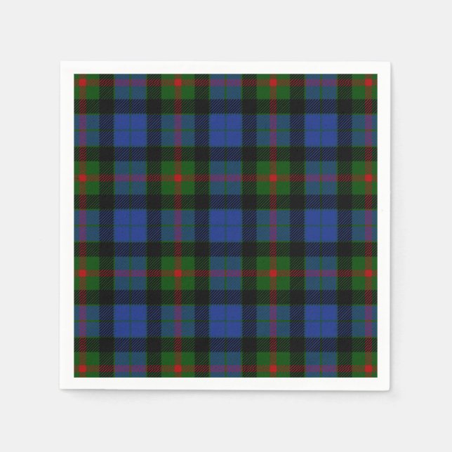 Guardanapo De Papel Clan Gunn Tartan (Frente)