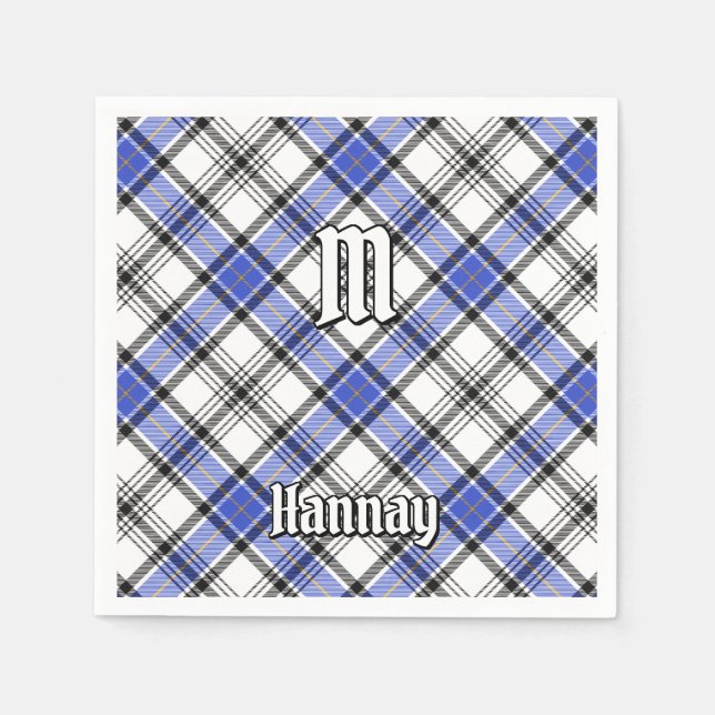Guardanapo De Papel Clan Hannay Tartan (Frente)