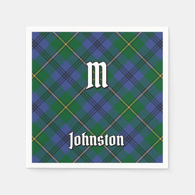Guardanapo De Papel Clan Johnston Tartan Napkins (Frente)