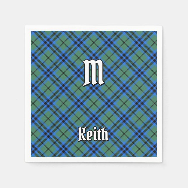 Guardanapo De Papel Clan Keith Tartan Napkins (Frente)