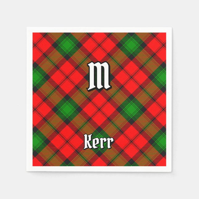 Guardanapo De Papel Clan Kerr Tartan (Frente)