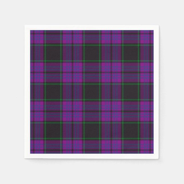 Guardanapo De Papel Clan Laird Tartan (Frente)