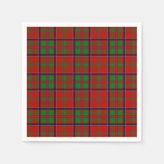 Guardanapo De Papel Clan MacDonald De Glencoe Tartan (Frente)
