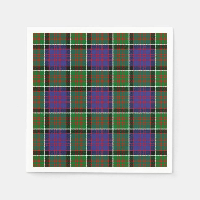 Guardanapo De Papel Clan MacDonald De Ranald Tartan (Frente)