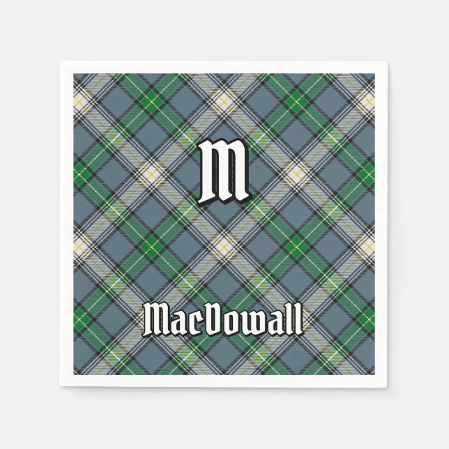 Guardanapo De Papel Clan MacDowall Tartan (Frente)