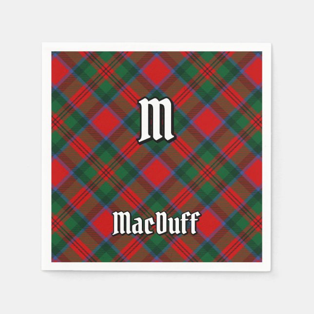 Guardanapo De Papel Clan MacDuff Tartan (Frente)