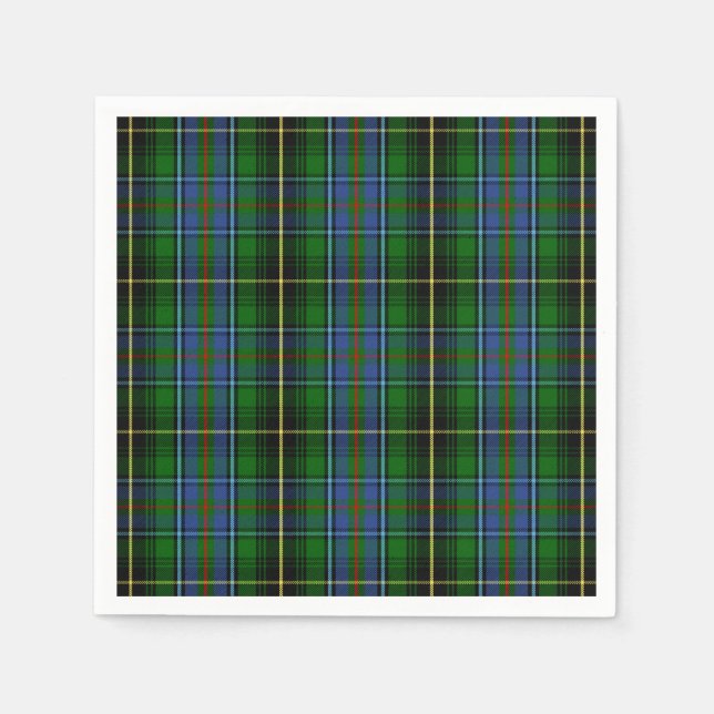 Guardanapo De Papel Clan MacInnes Tartan (Frente)