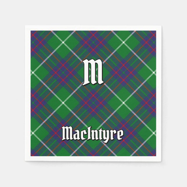 Guardanapo De Papel Clan MacIntyre Hunting Tartan Napkins (Frente)