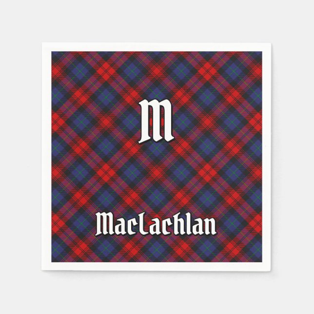Guardanapo De Papel Clan MacLachlan Tartan (Frente)