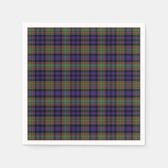 Guardanapo De Papel Clan MacLellan Tartan (Frente)