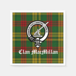 Guardanapo De Papel Clan MacMillan Crest Crachá e Tartan