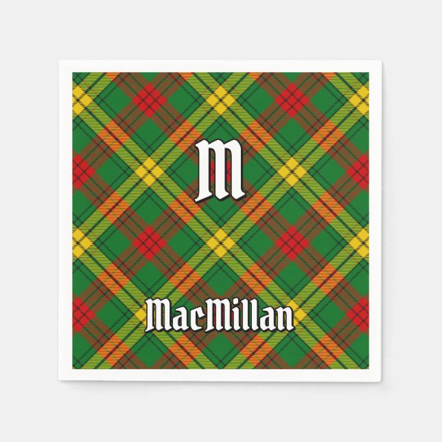 Guardanapo De Papel Clan MacMillan Tartan (Frente)