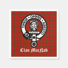 Guardanapo De Papel Clan MacNab Crest Crachá e Tartan