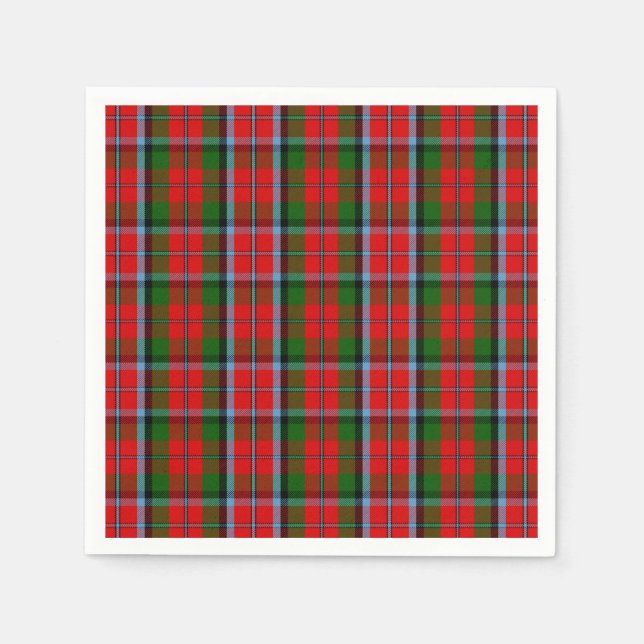 Guardanapo De Papel Clan MacNaughton Tartan (Frente)