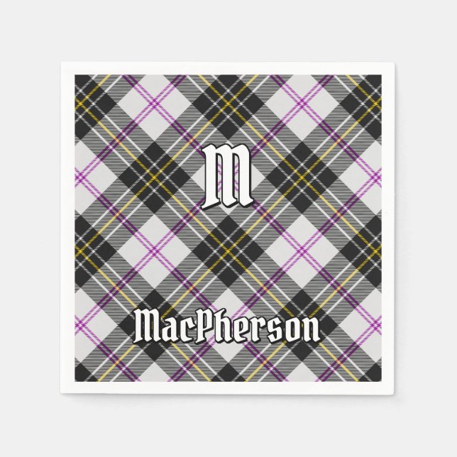 Guardanapo De Papel Clan MacPherson Dress Tartan Napkins (Frente)