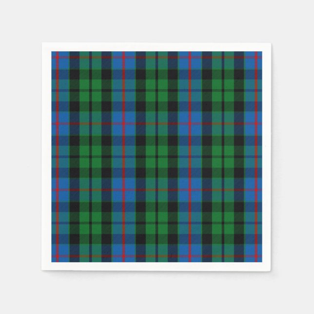 Guardanapo De Papel Clan Morrison Tartan (Frente)