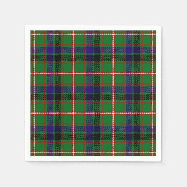 Guardanapo De Papel Clan Reid Tartan (Frente)