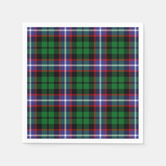 Guardanapo De Papel Clan Russell Tartan (Frente)