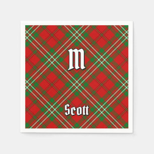 Guardanapo De Papel Clan Scott Red Tartan Napkins