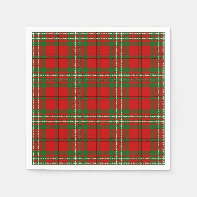 Guardanapo De Papel Clan Scott Tartan (Frente)
