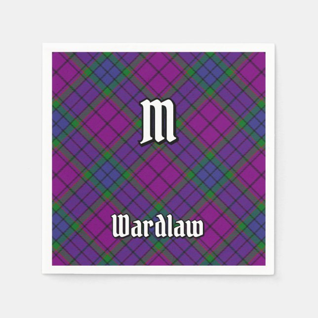 Guardanapo De Papel Clan Wardlaw Tartan (Frente)