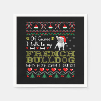 Guardanapo De Papel Claro, Eu Falo Com Meu Bulldog Francês