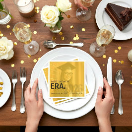 Guardanapo De Papel Class of 2026 Golden Photo