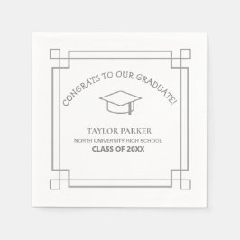 Guardanapo De Papel classe de 2025, classe de graduação de 2026