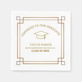 Guardanapo De Papel classe de 2025, classe de graduação de 2026