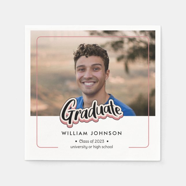 Guardanapo De Papel Classe de anúncio de gradação de 2023 (Frente)