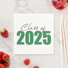Guardanapo De Papel Classe de brilho verde de 2025