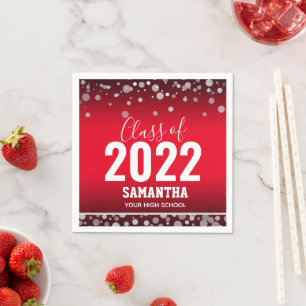 Guardanapo De Papel Classe de Nome para Graduação e Napkins Escolar 