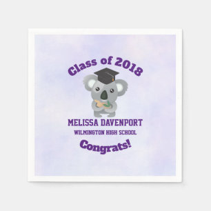 Guardanapo De Papel Classe de Parabéns para Bonés de corte Koala 20x