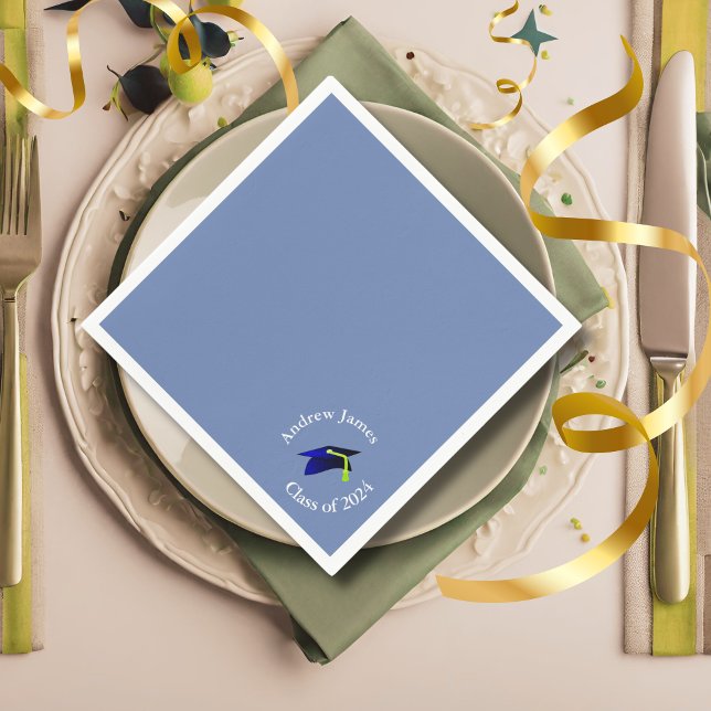 Guardanapo De Papel Classe Personalizada do Boné de formatura 2026 (Criador carregado)