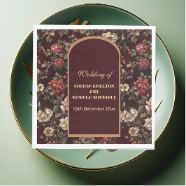 Guardanapo De Papel Classic Christmas Chinoiserie Romantic Wedding