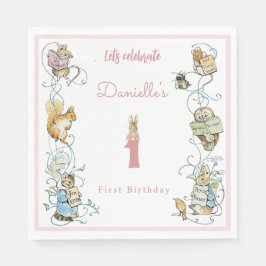 Guardanapo De Papel Classic Peter the Rabbit Beatrix Potter Birthday
