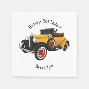 Guardanapo De Papel Classic yellow car 1931