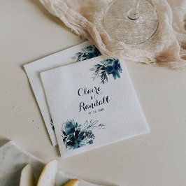 Guardanapo De Papel Clássico Aquarela Casamento Floral Napkins