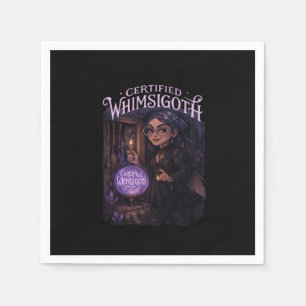 Guardanapo De Papel Clássico de Armadilha de Bruxa de Whimsigoth Certi